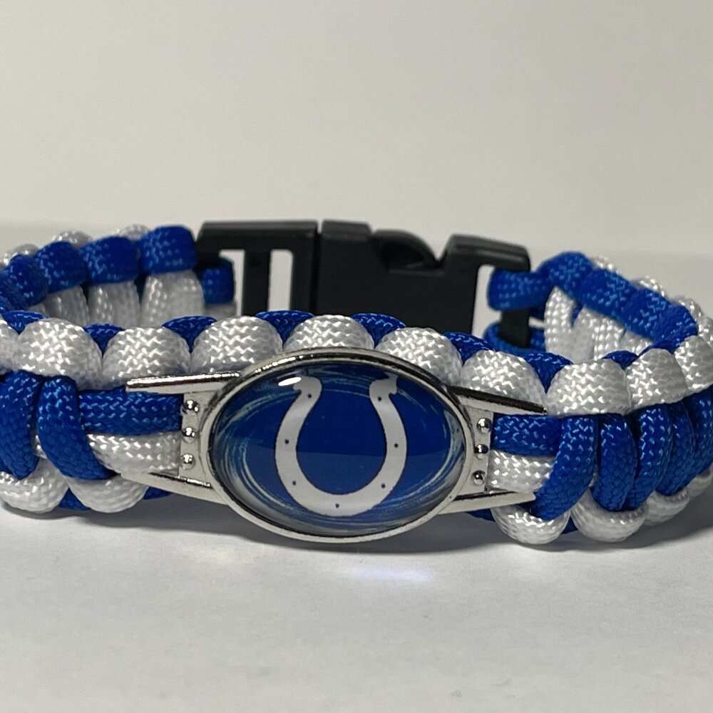 Indianapolis Colts NFL Paracord Bracelet NEW Free Shipping!!